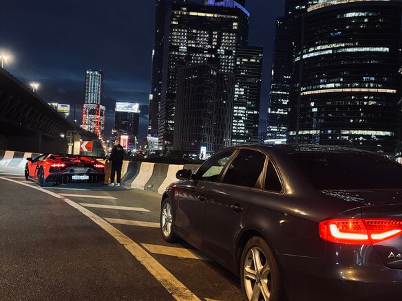 2015 Audi A4 IV (B8) Рестайлинг, серый, 1645000 рублей - вид 2