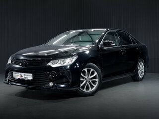 2017 Toyota Camry VII (XV50) Рестайлинг, чёрный, 1679000 рублей, вид 3