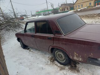 2008 Lada (ВАЗ) 2107, пурпурный, 75000 рублей, вид 2