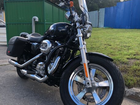 2014 Harley-Davidson Sportster 1200, синий, 860000 рублей, вид 4