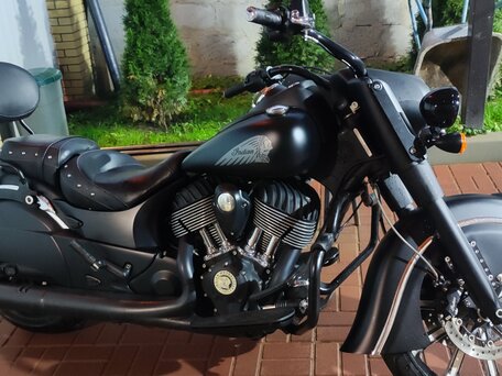 2016 Indian Chief, чёрный, 1200000 рублей, вид 1