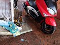 2002 Yamaha TMAX, красный