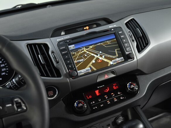 2014 Kia Sportage III Рестайлинг, чёрный - вид 8