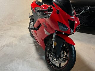 2007 Kawasaki ZX-6 Ninja, красный, 649000 рублей, вид 2