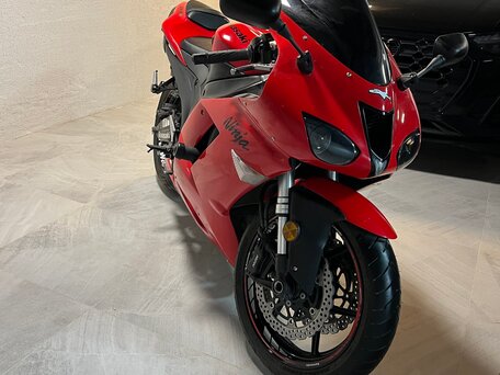 2007 Kawasaki ZX-6 Ninja, красный, 649000 рублей, вид 2