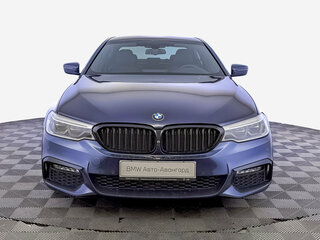 2018 BMW 5 серии 530d xDrive VII (G30/G31/G38), синий, 4510000 рублей, вид 2