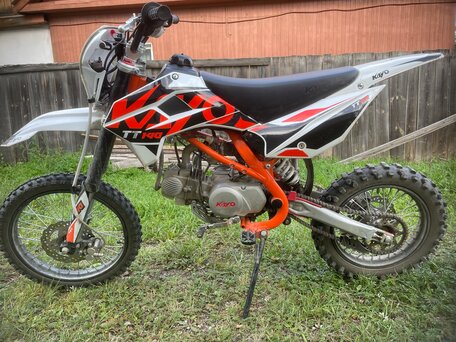 2022 Kayo Basic TT140, оранжевый, 95000 рублей, вид 4
