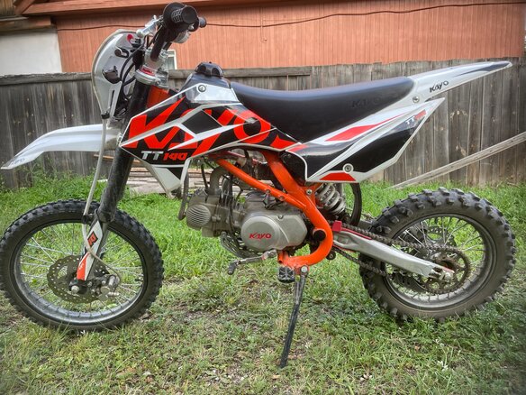 2022 Kayo Basic TT140, оранжевый, 95000 рублей - вид 3