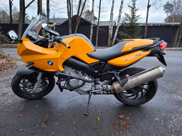 2008 BMW F 800 S, жёлтый - вид 1