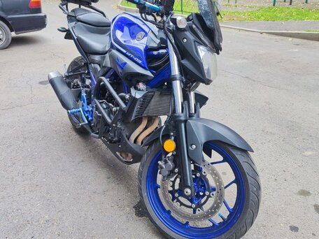 2017 Yamaha MT-03, синий, 430000 рублей, вид 3