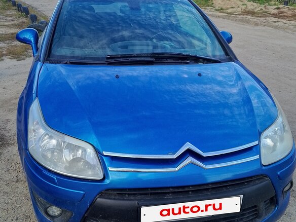 2008 Citroen C4 I Рестайлинг, синий, 300000 рублей