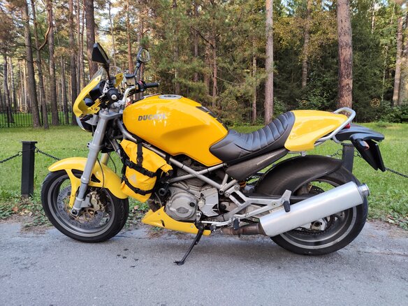 2003 Ducati Monster 1000, жёлтый, 350000 рублей - вид 2