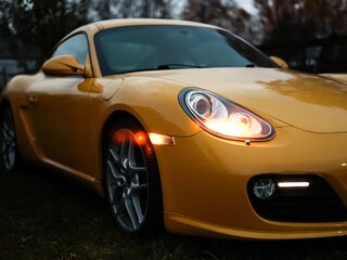 2011 Porsche Cayman S I (987) Рестайлинг, жёлтый, 3990000 рублей, вид 1