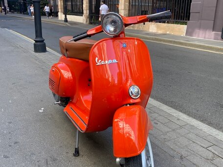 1962 Vespa S 50, оранжевый, 500000 рублей, вид 3