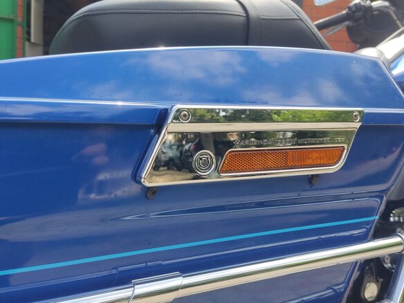 2009 Harley-Davidson Electra Glide, синий, 970000 рублей - вид 12