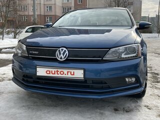 2016 Volkswagen Jetta VI Рестайлинг, голубой, 1700000 рублей, вид 2