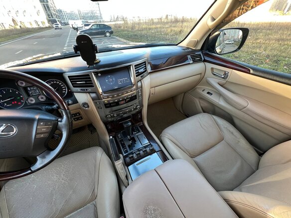 2008 Lexus LX 570 III, чёрный, 3590000 рублей - вид 12