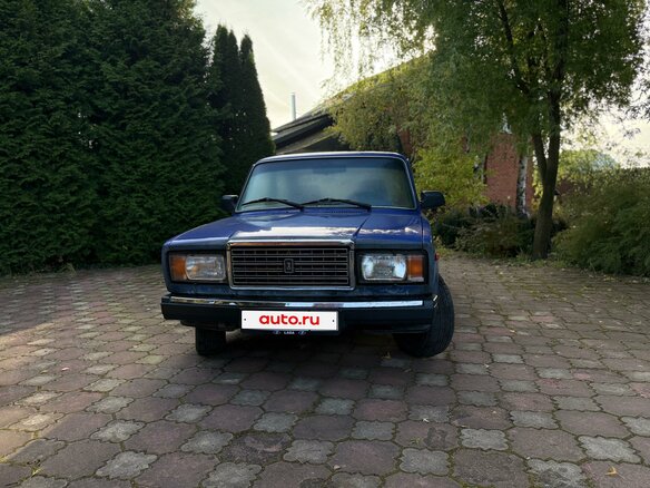 2001 Lada (ВАЗ) 2107, синий, 110000 рублей - вид 2