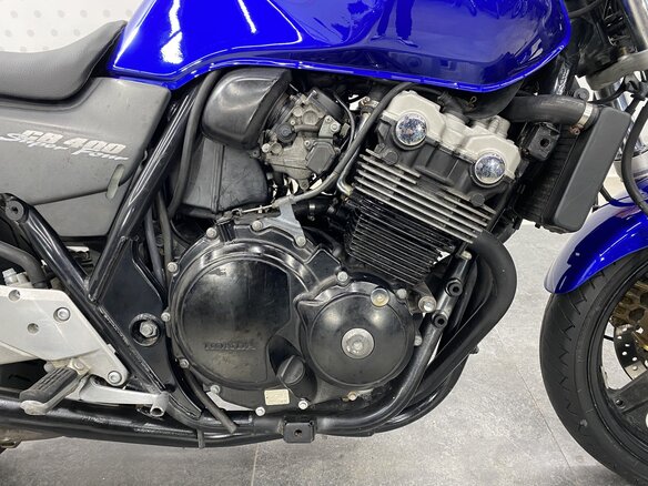 2007 Honda CB 400 Super Four, синий, 355000 рублей - вид 20