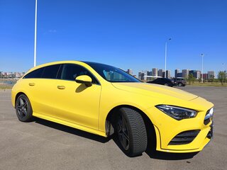 2020 Mercedes-Benz CLA 180 II (C118, X118), жёлтый, 2650000 рублей, вид 5
