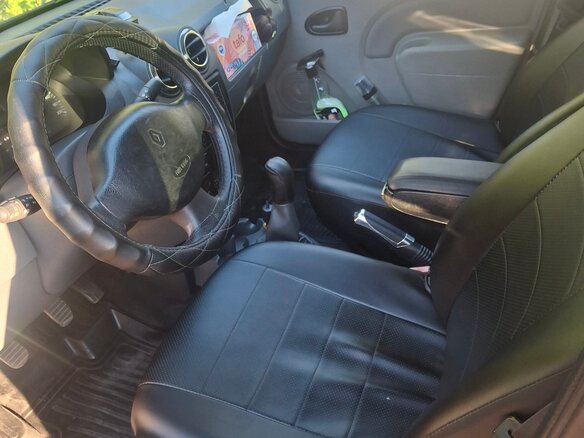 2009 Renault Logan I, чёрный, 370000 рублей - вид 2