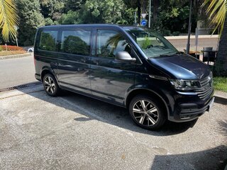 2020 Volkswagen Multivan T6 Рестайлинг, синий, 4850000 рублей, вид 3