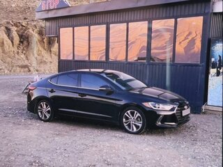2017 Hyundai Elantra VI (AD), чёрный, 1630000 рублей, вид 2