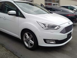 2019 Ford C-MAX Grand Start-Stop II Рестайлинг, белый, 1300000 рублей, вид 3