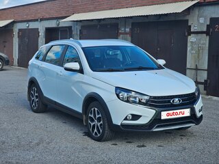 2020 Lada (ВАЗ) Vesta SW Cross I, белый, 1200000 рублей, вид 3