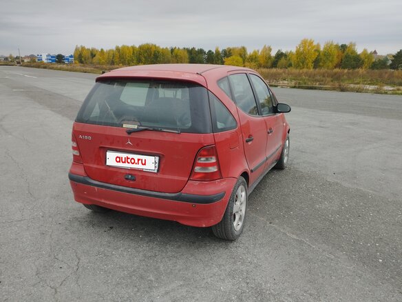 2003 Mercedes-Benz A-Класс 160 I (W168) Рестайлинг, красный, 370000 рублей - вид 4