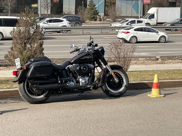 2013 Harley-Davidson Fat Boy, коричневый, 1700000 рублей - вид 3