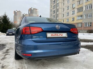 2016 Volkswagen Jetta VI Рестайлинг, голубой, 1700000 рублей, вид 4