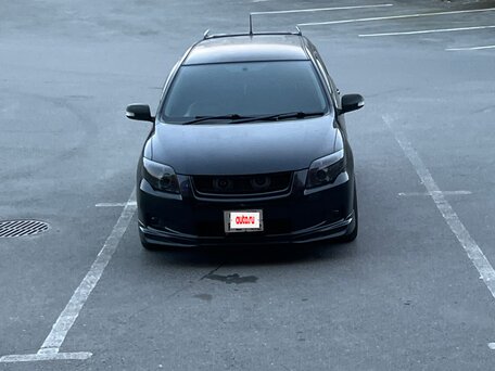 2008 Toyota Corolla Fielder X (E140, E150) Рестайлинг, чёрный, вид 2