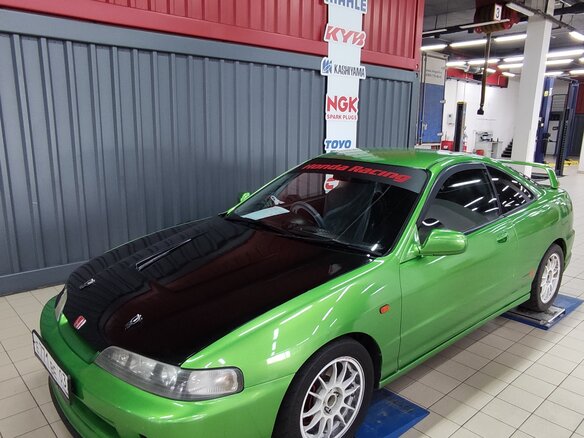 1993 Honda Integra III, зелёный - вид 12