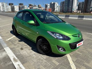 2012 Mazda 2 II Рестайлинг (DE2), зелёный, 780000 рублей, вид 4