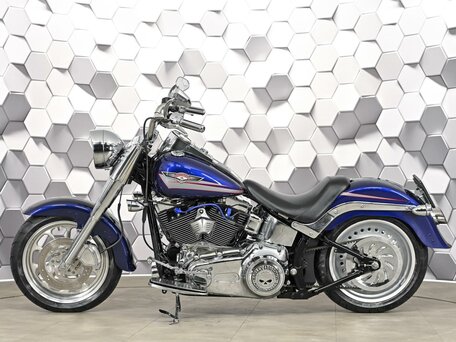 2007 Harley-Davidson Fat Boy, синий, 899000 рублей, вид 4