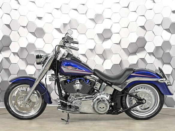 2007 Harley-Davidson Fat Boy, синий, 899000 рублей - вид 3
