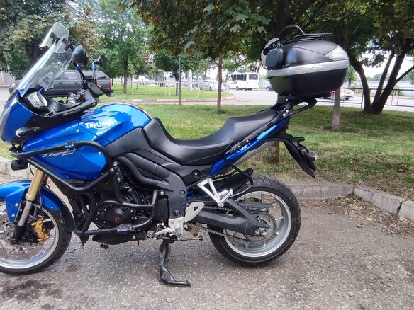 2007 Triumph Tiger 1050, синий, 570000 рублей - вид 10