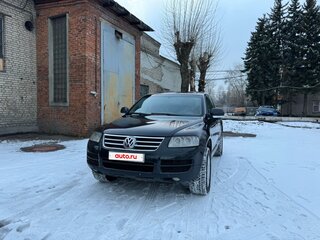 2005 Volkswagen Touareg I, чёрный, 800000 рублей, вид 2