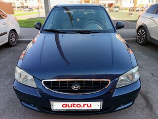 2009 Hyundai Accent ТагАЗ II, синий, 420000 рублей, вид 3