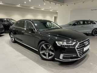 2019 Audi A8 Long 55 TFSI IV (D5), чёрный, 4310000 рублей, вид 3
