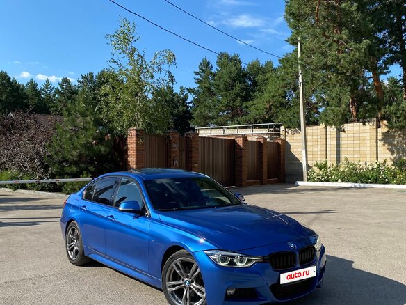 2018 BMW 3 серии 320d VI (F3x) Рестайлинг, синий, 3090000 рублей - вид 4