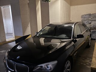 2009 BMW 7 серии Long 750Li V (F01/F02/F04), чёрный, 1450000 рублей, вид 1
