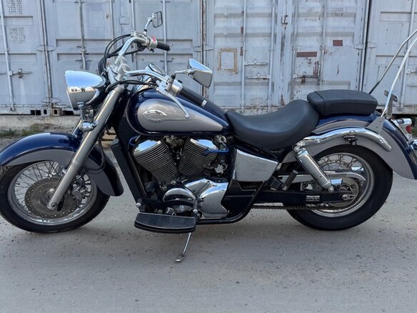 2001 Honda Shadow 750, синий, 399000 рублей - вид 1