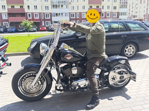 2009 Harley-Davidson Fat Boy, чёрный, 800000 рублей - вид 5