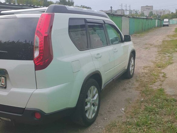 2012 Nissan X-Trail II Рестайлинг, белый - вид 4