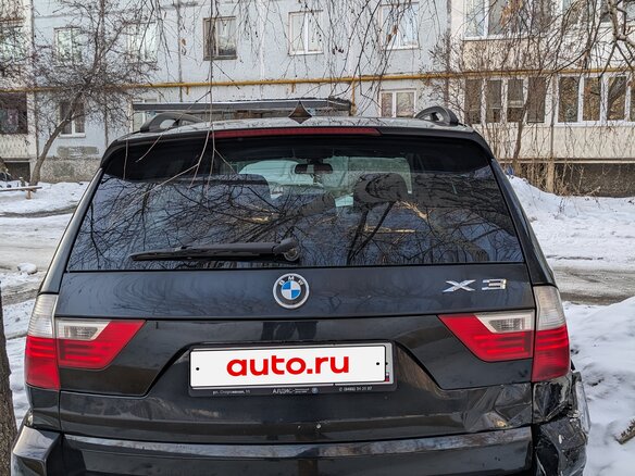 2008 BMW X3 30d I (E83) Рестайлинг, чёрный, 1150000 рублей - вид 1