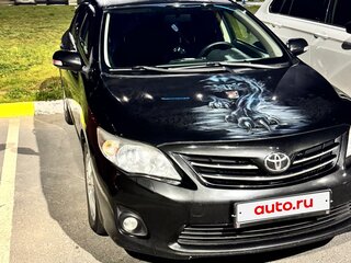 2012 Toyota Corolla X (E140, E150) Рестайлинг, чёрный, 910000 рублей, вид 4