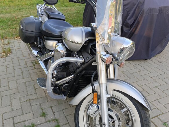 2007 Yamaha XVS1300, серебристый, 600000 рублей - вид 2