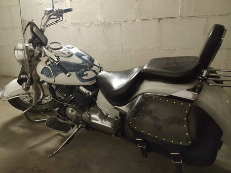 2001 Yamaha XVS650 Drag Star, белый, 430000 рублей, вид 3